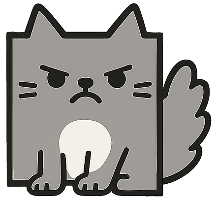 Задумчивая кошка